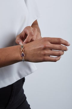 codebyEdge Bracciale con lettera K in codice Morse - Argento 925