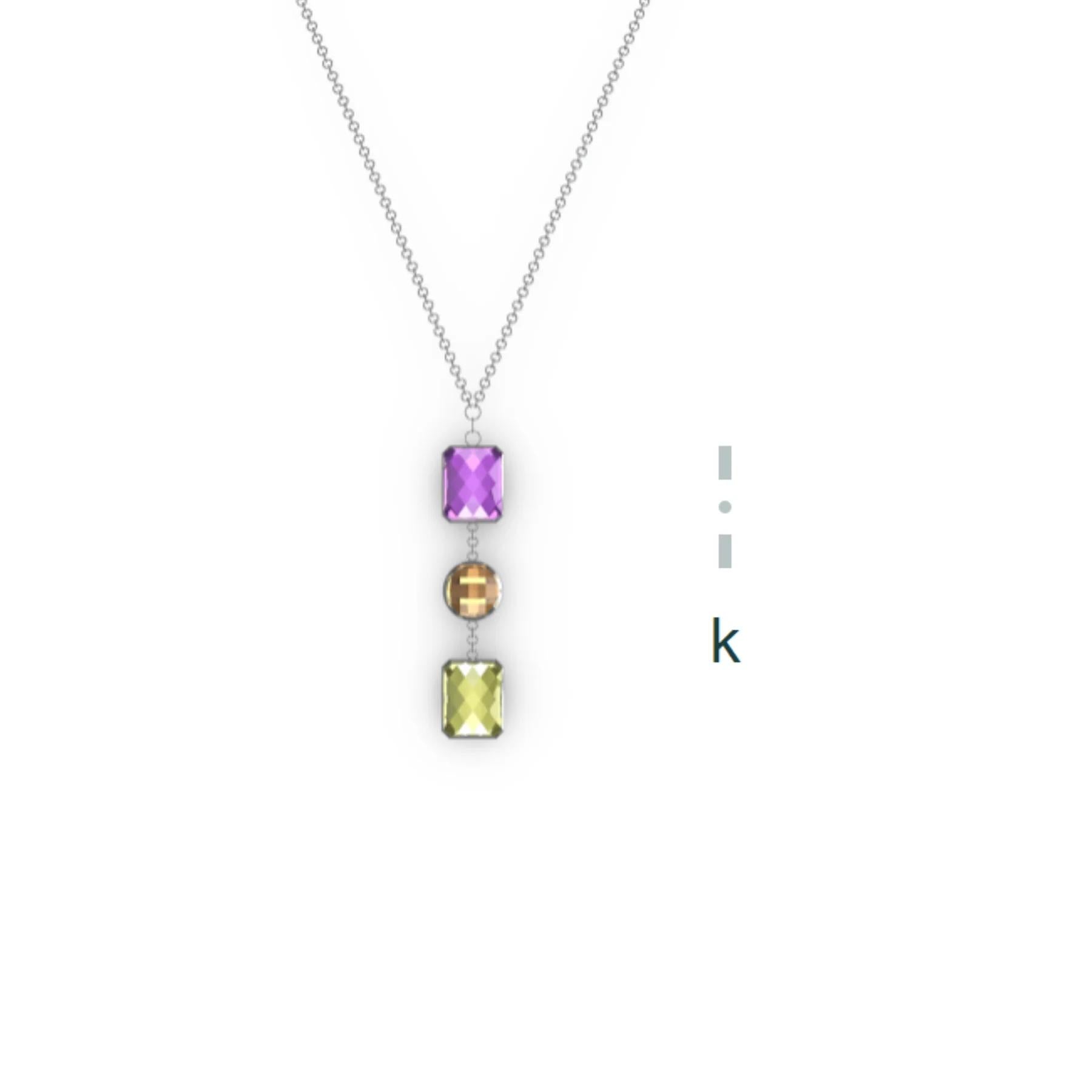 Artisan codebyEdge Morse code Letter K Pendant - 925 Silver  For Sale