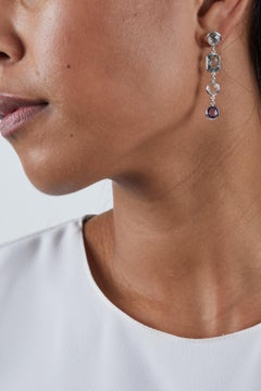 codebyEdge Morse code Letter L Earrings - 925 Silver