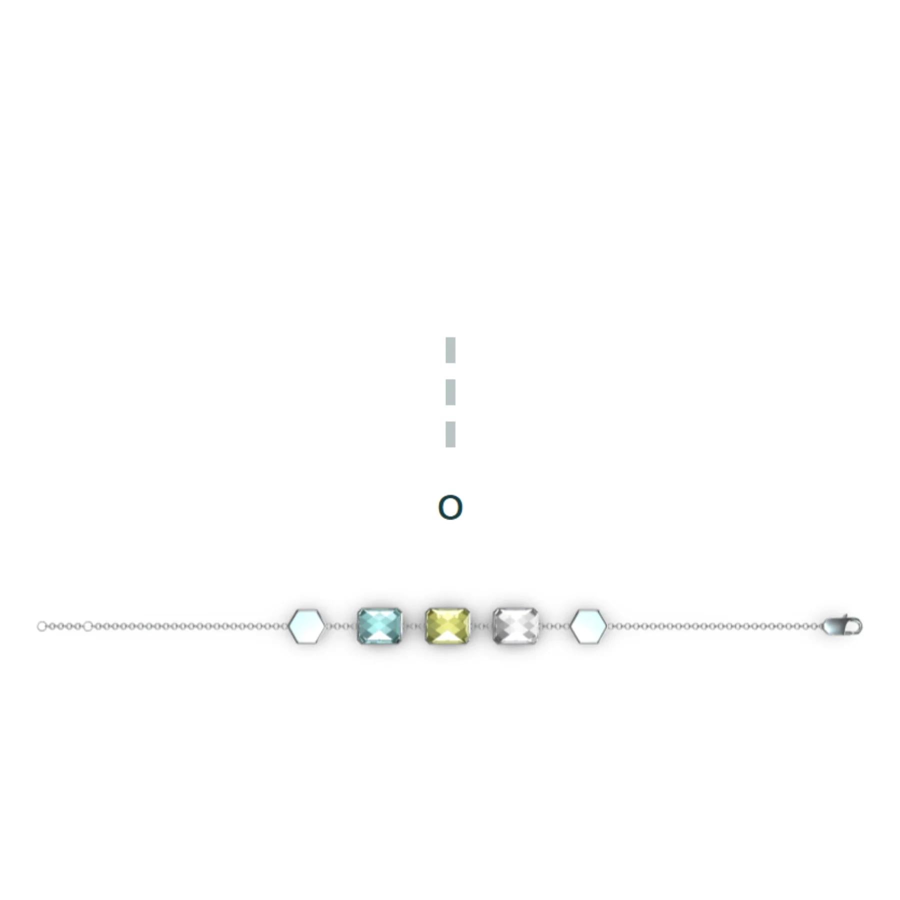 codebyEdge Pulsera Letra O en código Morse - Plata 925 Artesano en venta