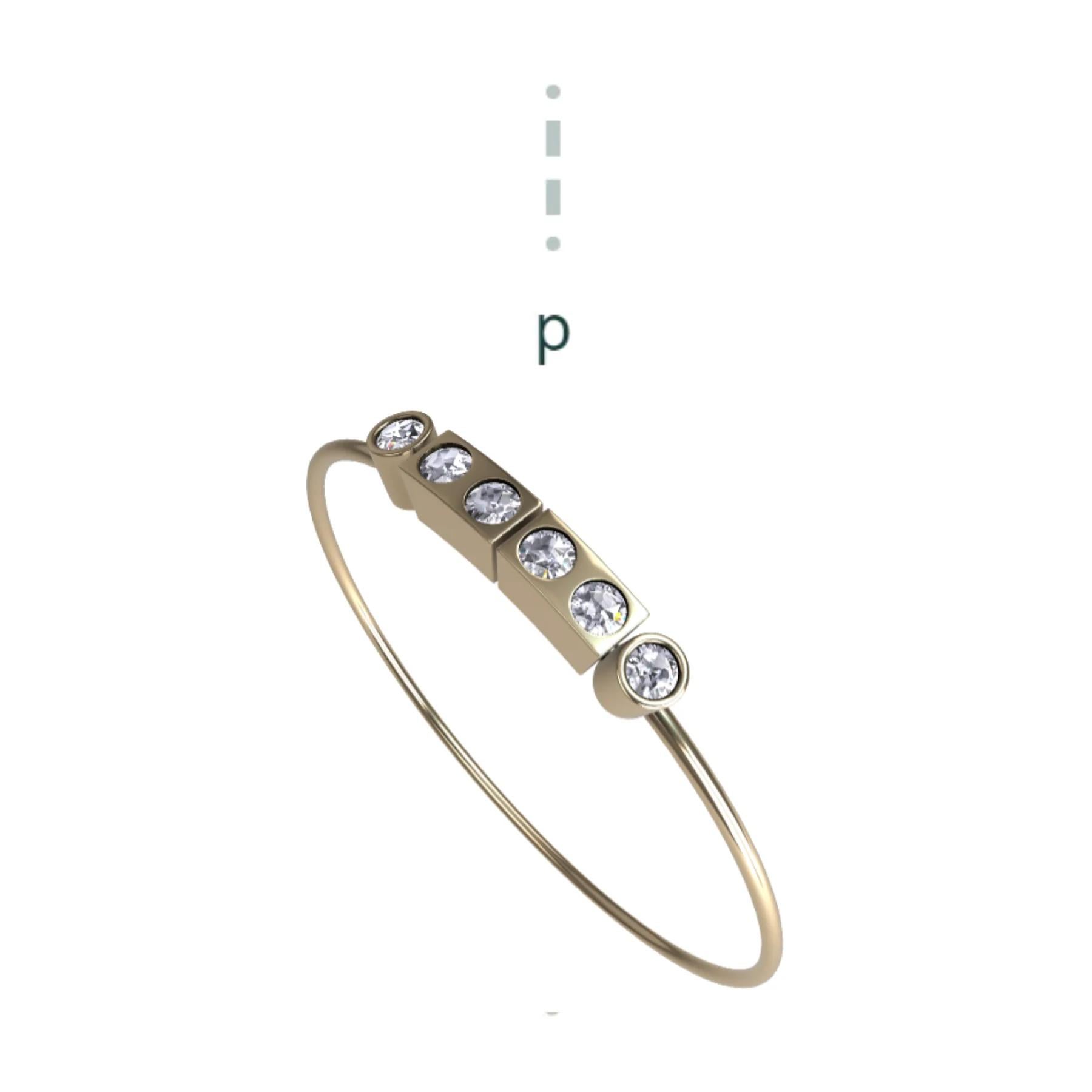 Customizable codebyEdge Morse code Letter P Ring (Mayfair) - 18ct Gold ...