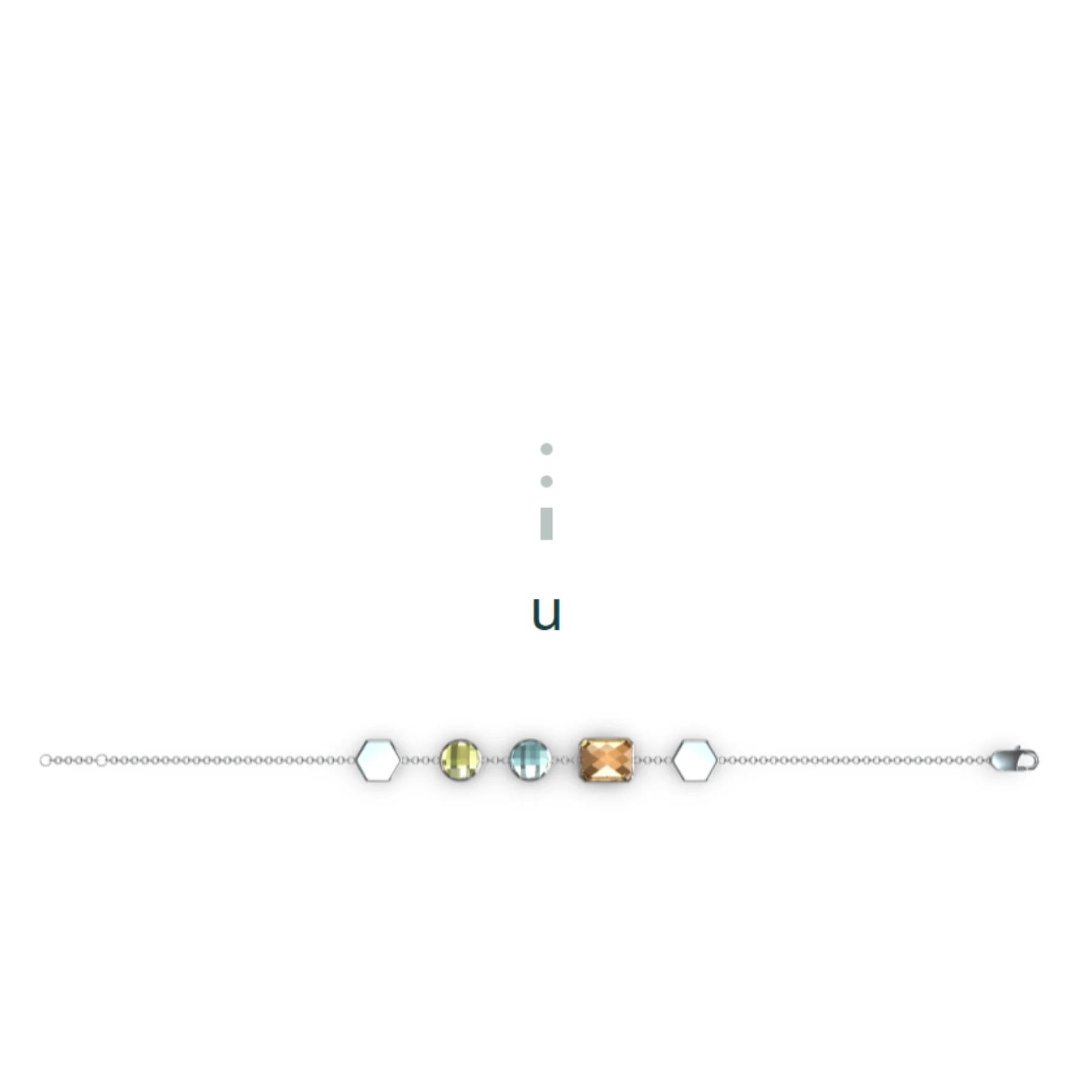 codebyEdge Bracciale con lettera U in codice morse - Argento 925 In condizioni Nuovo in vendita a London, GB
