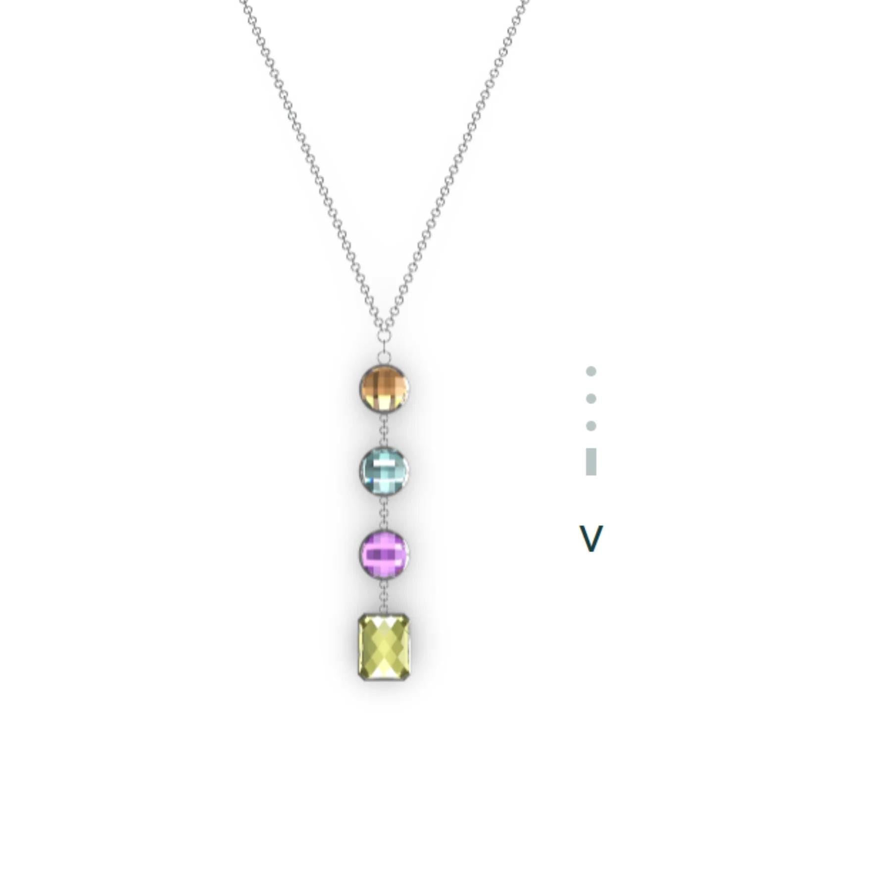 V is for Virtue, Values, Veritas… Encode the letters of your name, your children's initials, your lucky numbers, or a secret message of inspiration.

Details of this piece:
Handcrafted
Recycled 925 sterling silver

About Us
In the intricate dance of