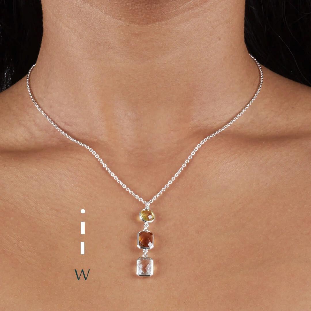 W is for Wonder, Wellbeing, Wisdom… Encode the letters of your name, your children's initials, your lucky numbers, or a secret message of inspiration.

Details of this piece:
Handcrafted
Recycled 925 sterling silver

About Us
In the intricate dance