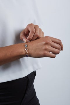 codebyEdge Morse code Letter X Bracelet - 925 Silver