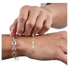 codebyEdge Morse code Letter Y Bracelet - 925 Silver