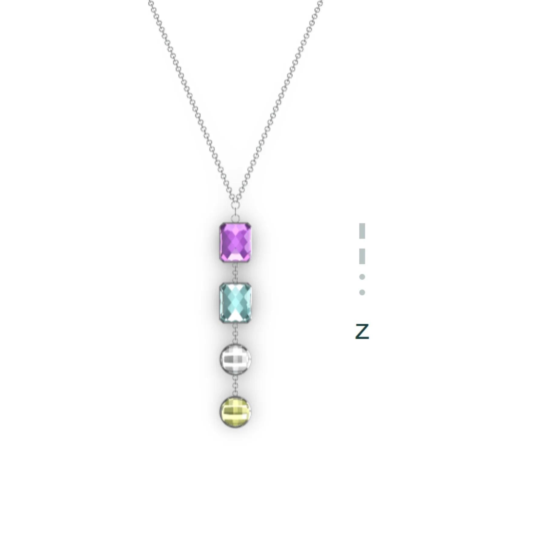 Z is for Zoe, Zen, and Zander … Encode the letters of your name, your children's initials, your lucky numbers, or a secret message of inspiration.

Details of this piece:
Handcrafted
Recycled 925 sterling silver

About Us
In the intricate dance of