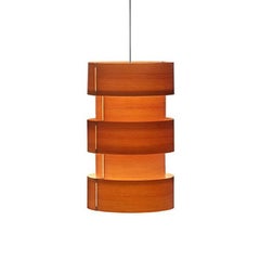 Cister Wood Hanging Lamp by José Antonio Coderch, Mid-Century Modern