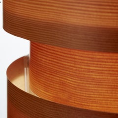 Mid-Century Modern Cister Wood Hanging Lamp by José Antonio Coderch