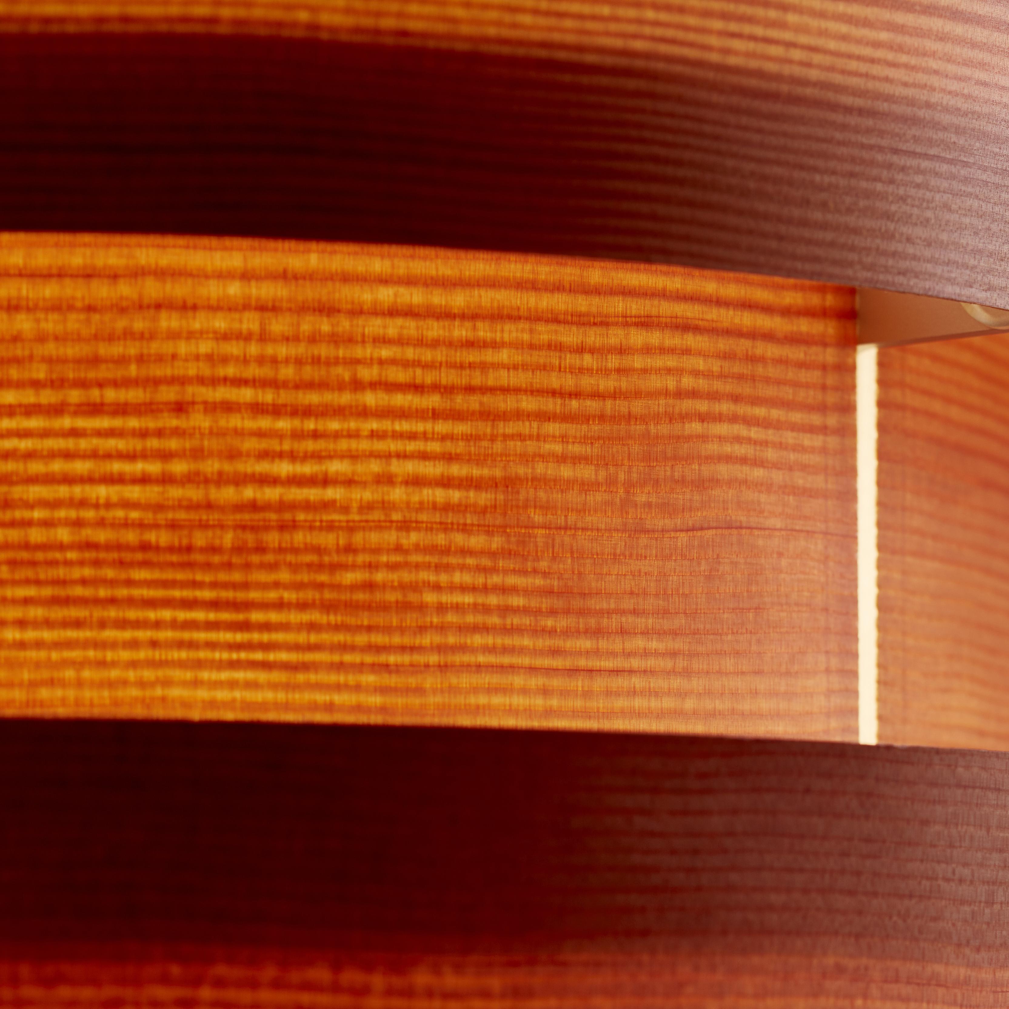 Mid-Century Modern Grande lampe suspendue en bois de ciseau Coderch de Tunds en vente