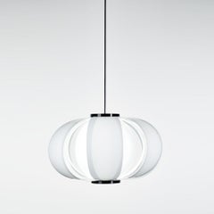 Coderch Mini Disa Methacrylate White Mid Cebtury Modern Hanging Lamp by Tunds