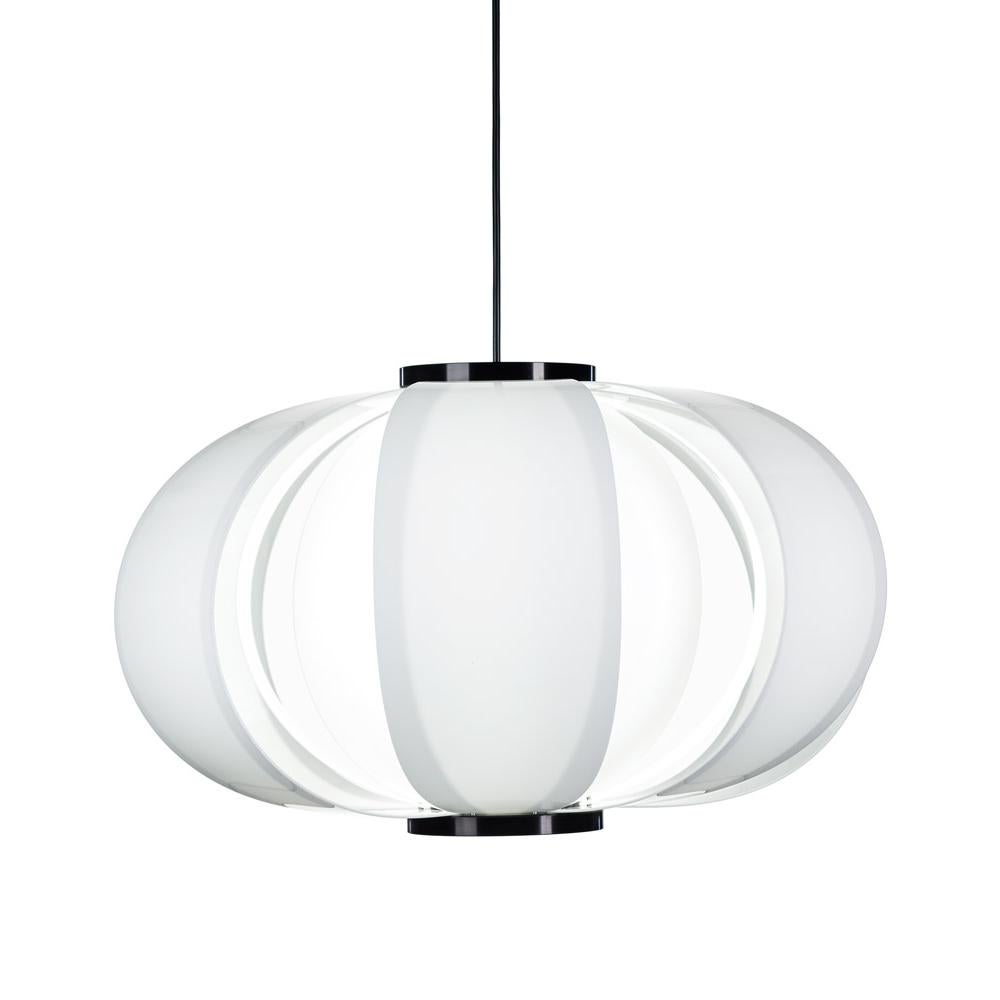 European Coderch Mini Disa Methacrylate White Mid Cebtury Modern Hanging Lamp by Tunds For Sale