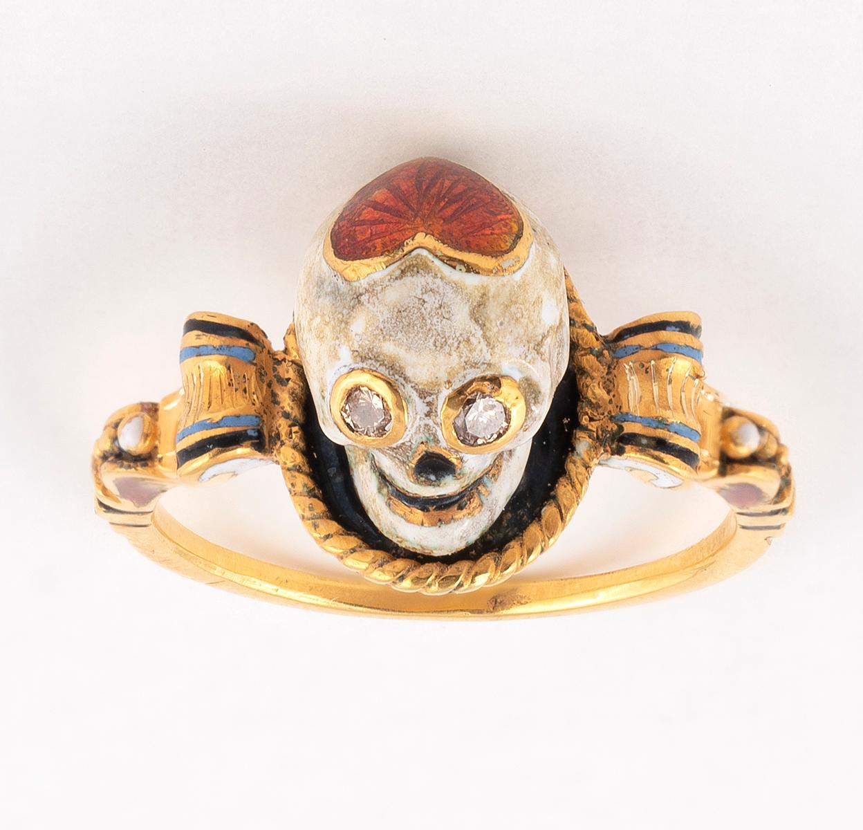 memento mori ring that opens