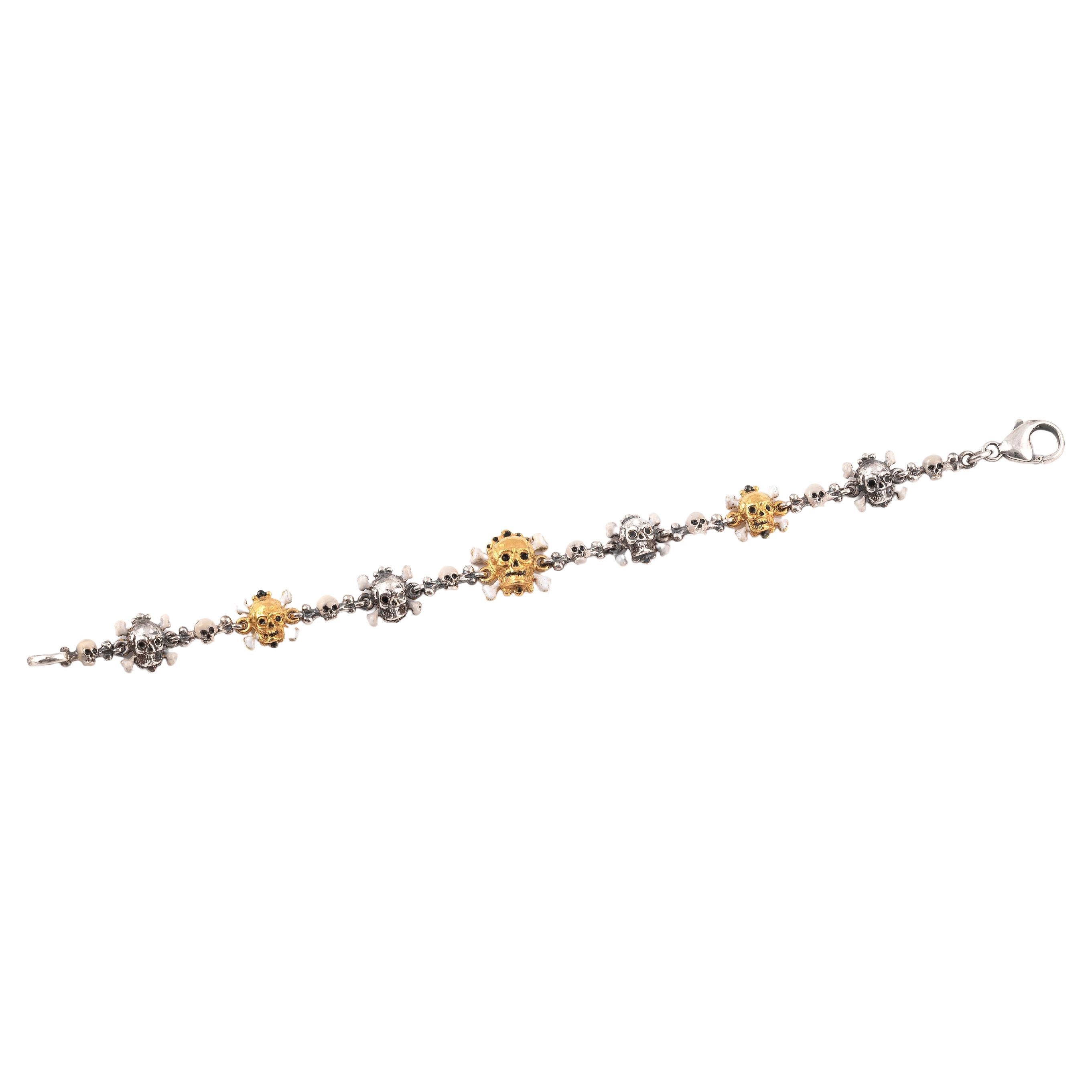 skull diamond bracelet