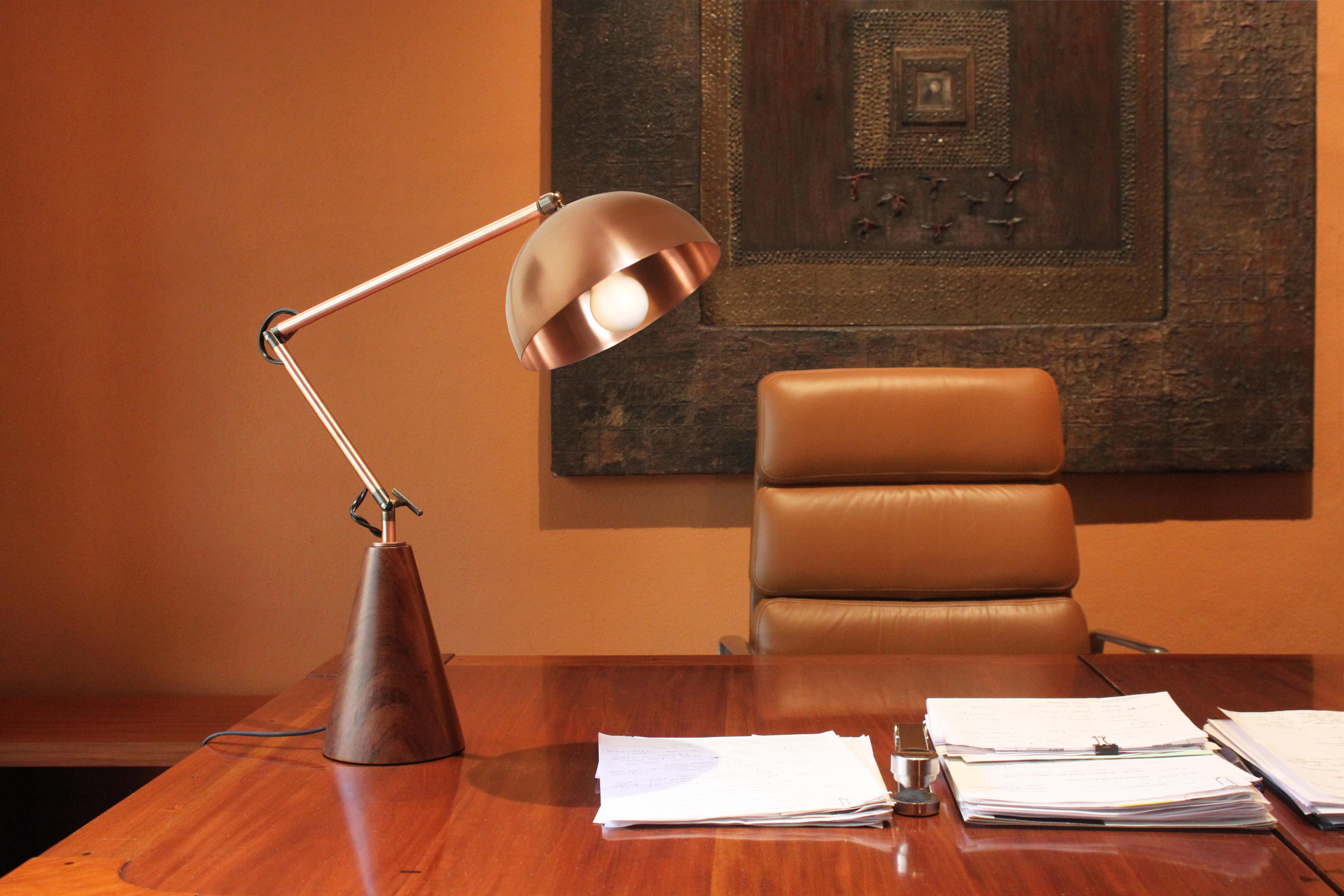 Codos De Mesa Table Lamp by Maria Beckmann, Represented by Tuleste Factory In New Condition For Sale In New York, NY