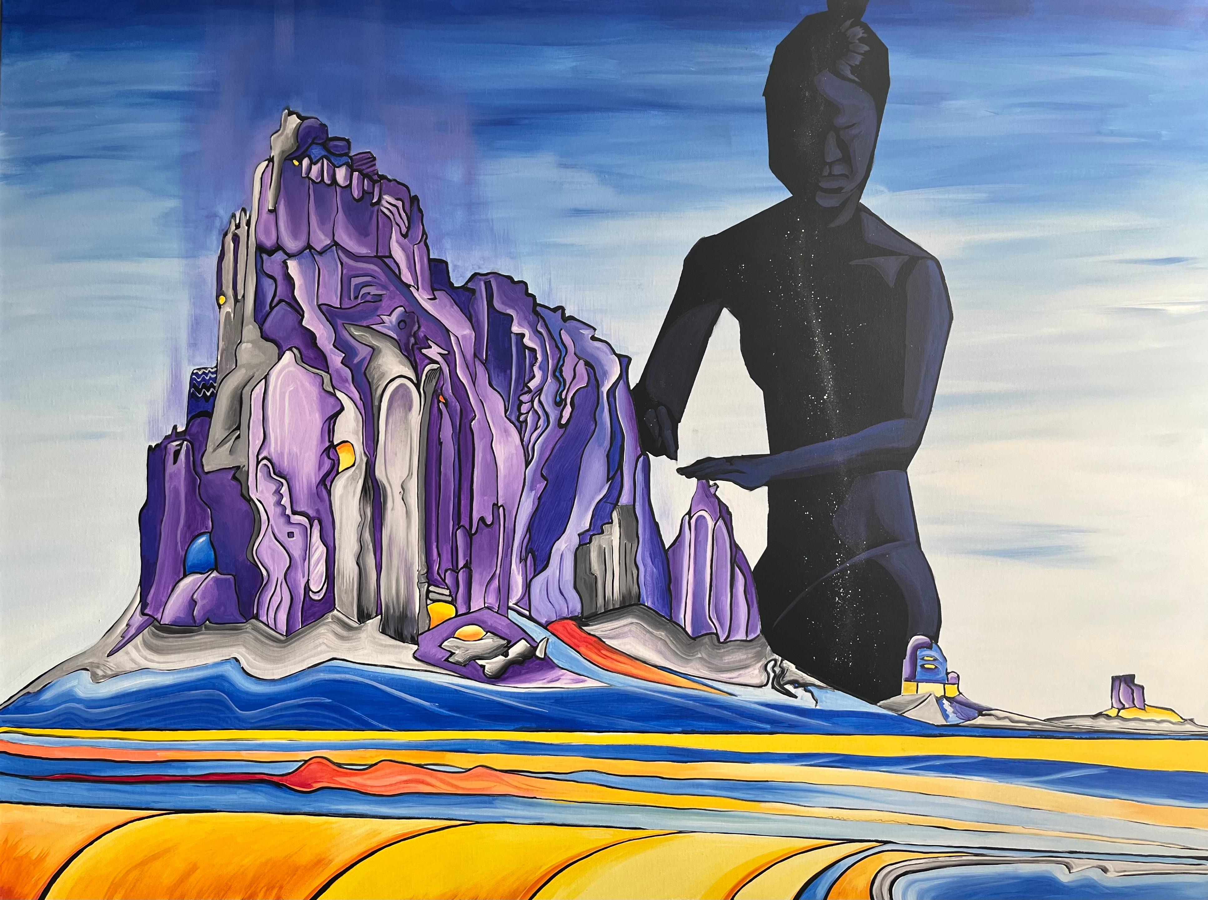 Revolving Women (acrilico e aerosol su tela)