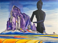 Revolving Women (acrilico e aerosol su tela)