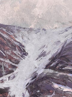 "McCullough Gulch" di Cody Erickson, dipinto realista di un paesaggio delle Montagne Rocciose