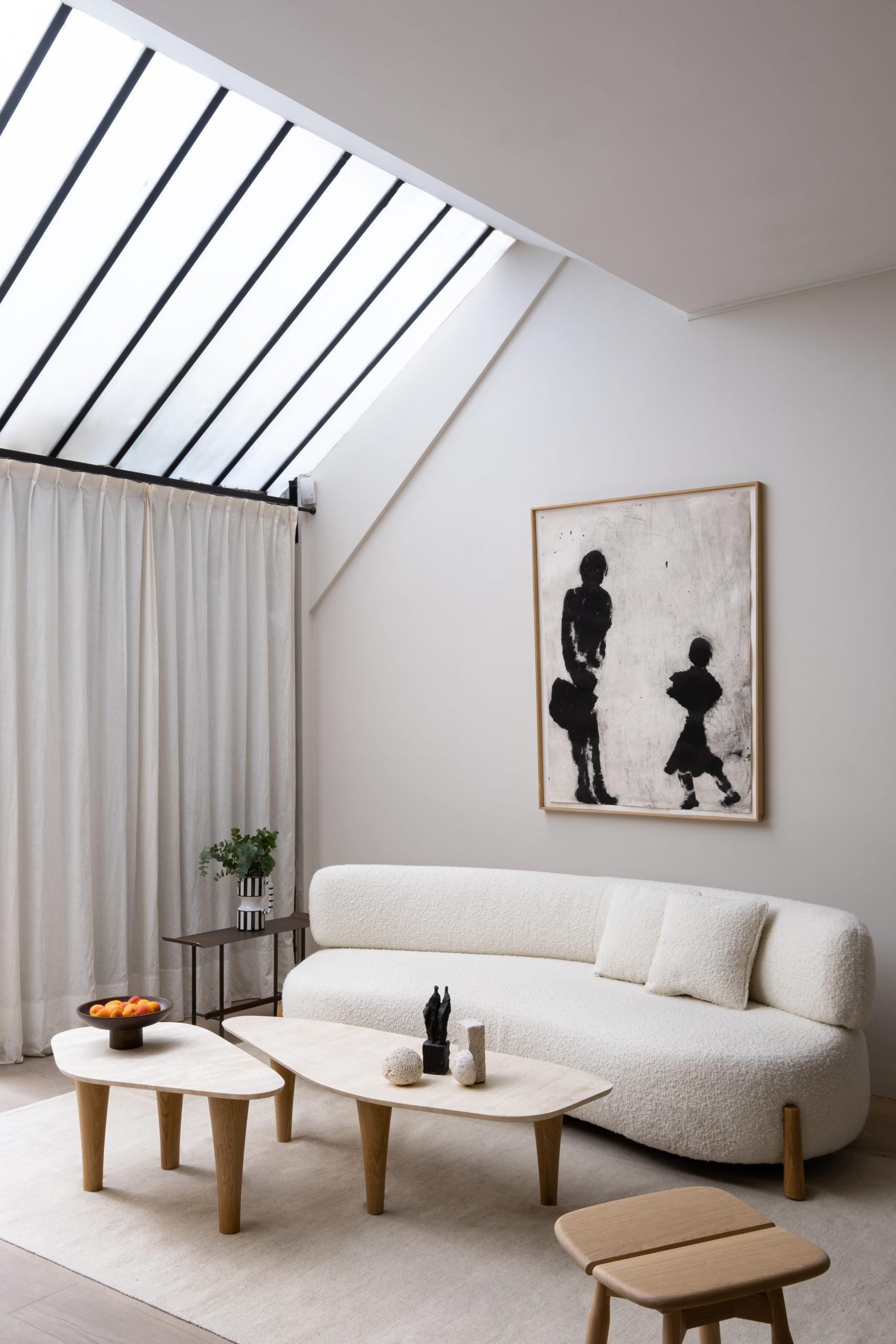 XXIe siècle et contemporain CoEdition Petra Table basse en travertin par Olivier Gagnère en vente