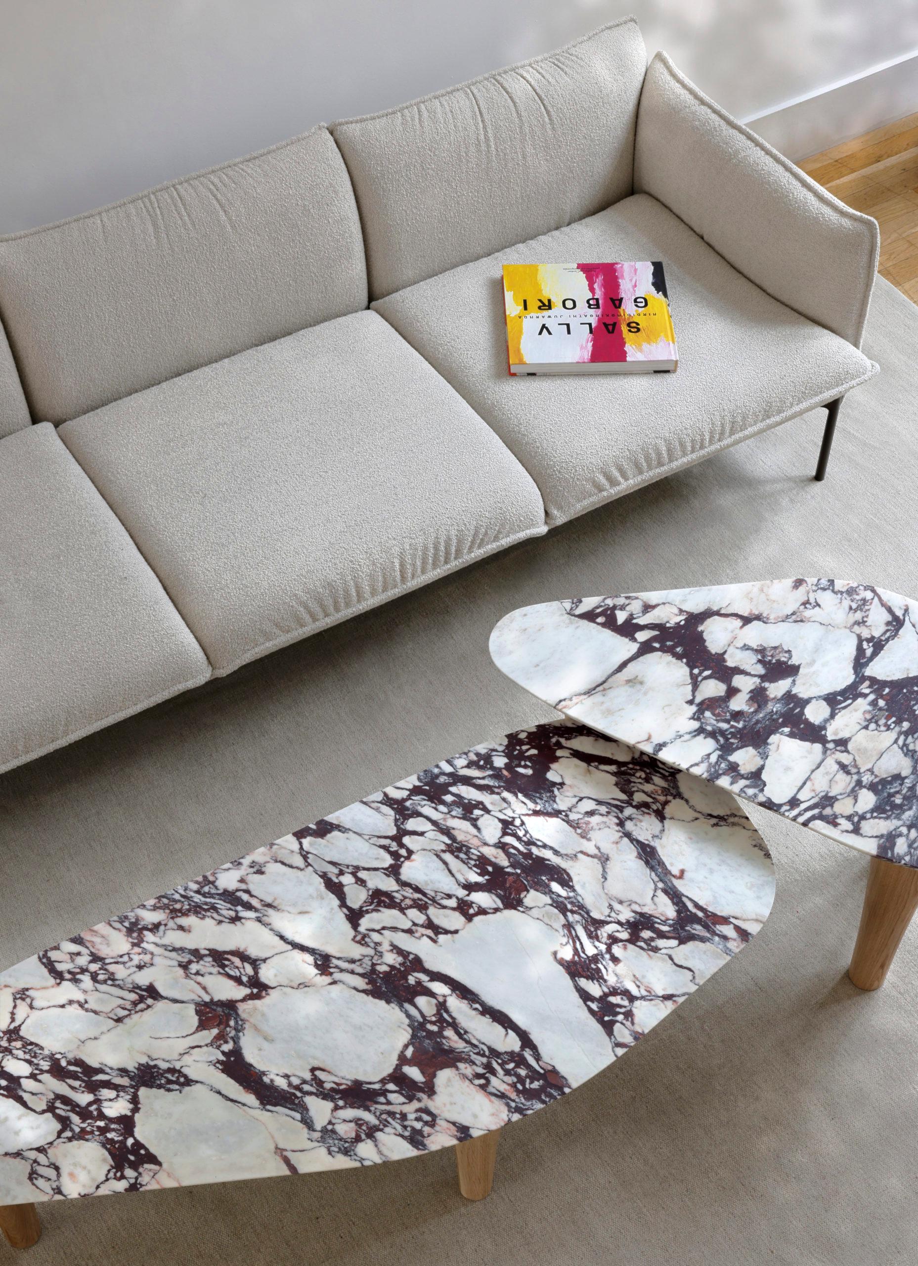 CoEdition Petra Table basse en travertin par Olivier Gagnère en vente 2