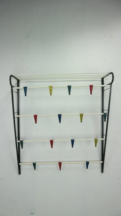 Coen de Vries per Devos "Scale" Appendiabiti in metallo, Paesi Bassi, anni '60