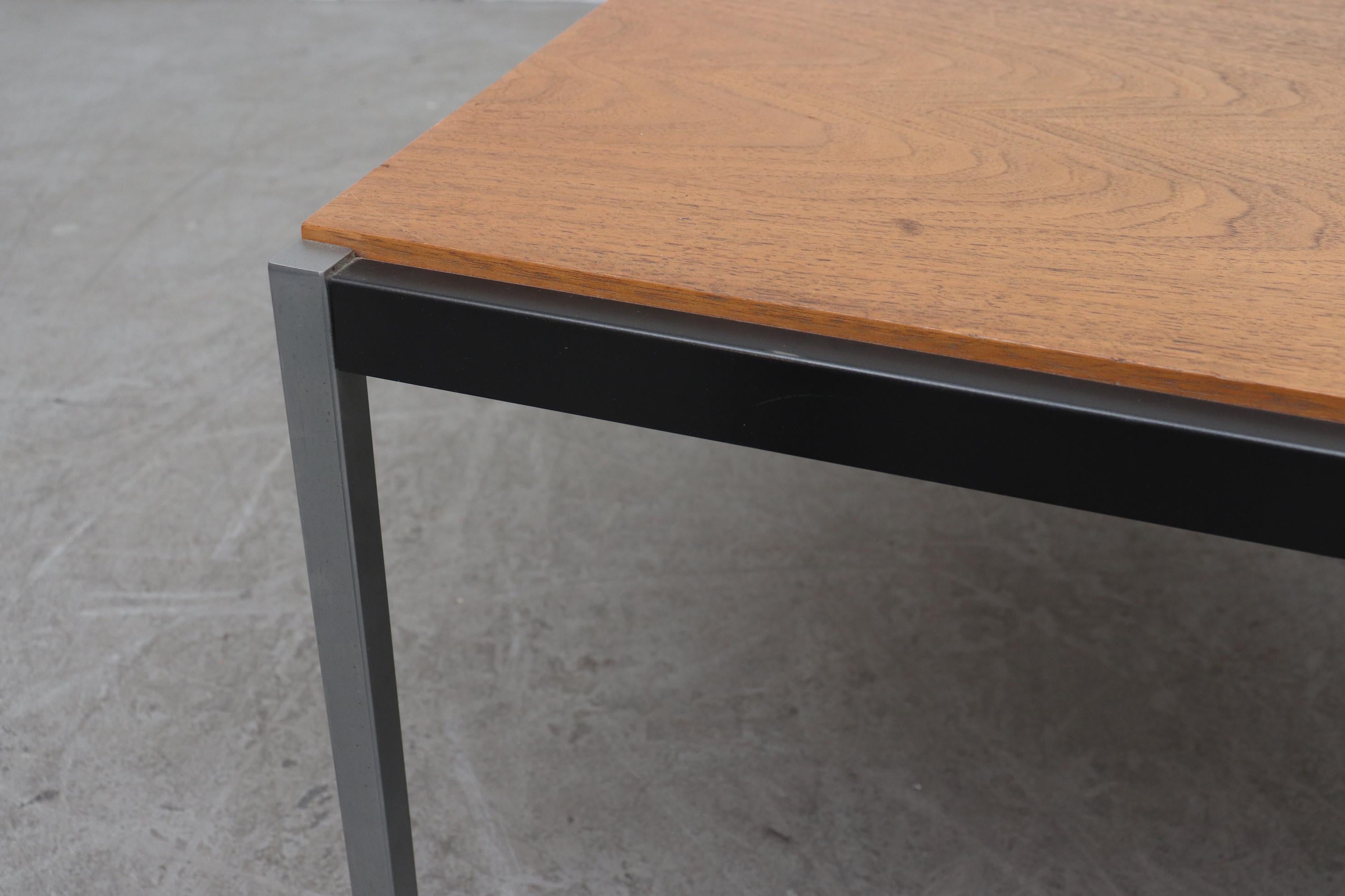 Dutch Coen de Vries for Gispen Square Teak Table