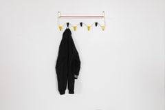 Coen de Vries for Pilastro Colorful Wire Coat Rack with Shelf