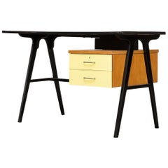 Retro Coen de Vries Style Multicolored Writing Desk