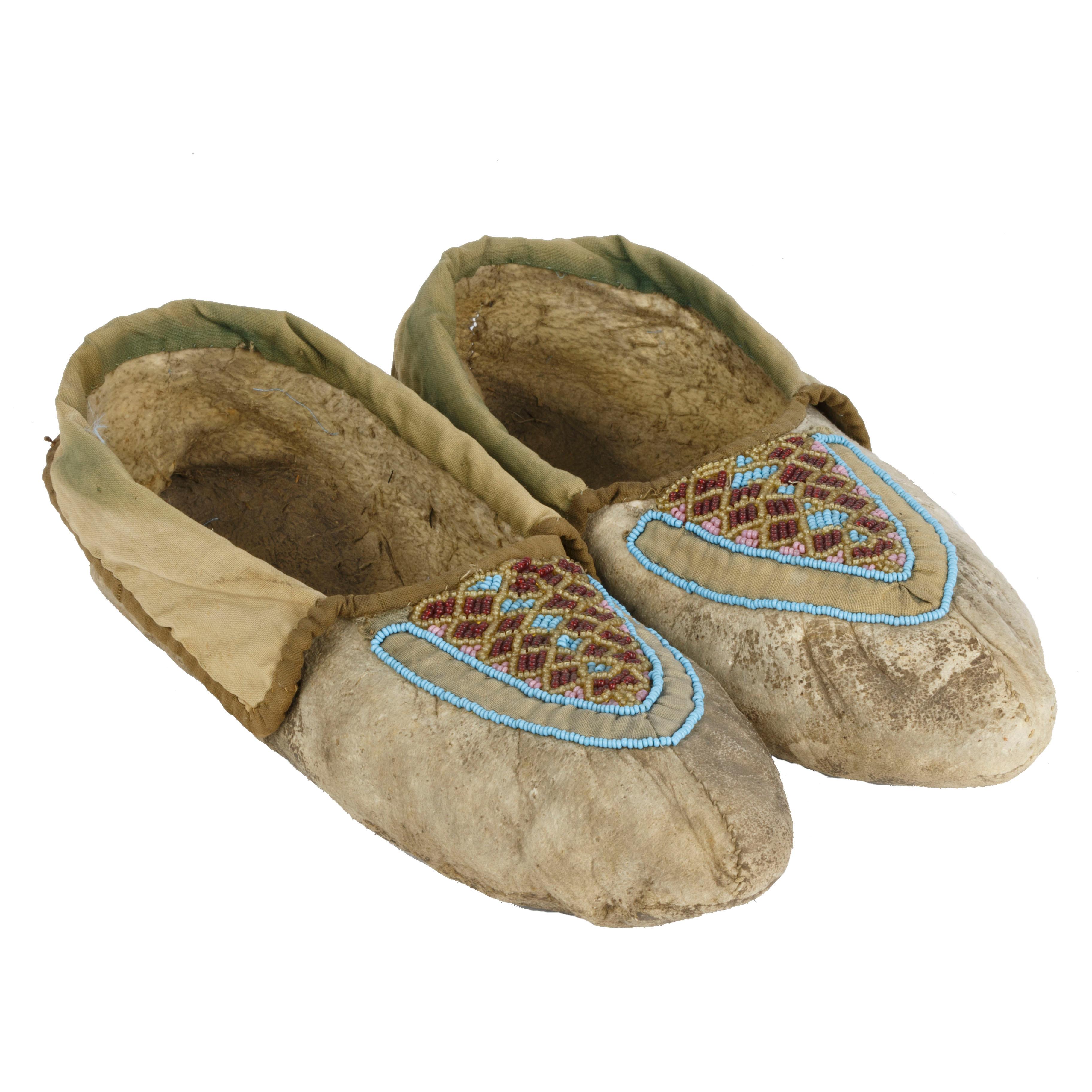 Américain Moccasins de la tribu Coeur D'alene en vente