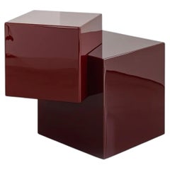 Coexist Askew - Asymmetrical French Lacquer Side Table