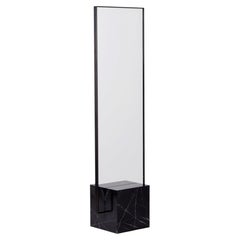 Coexist - Contemporary Nero Blackened Steel Frame Mirror