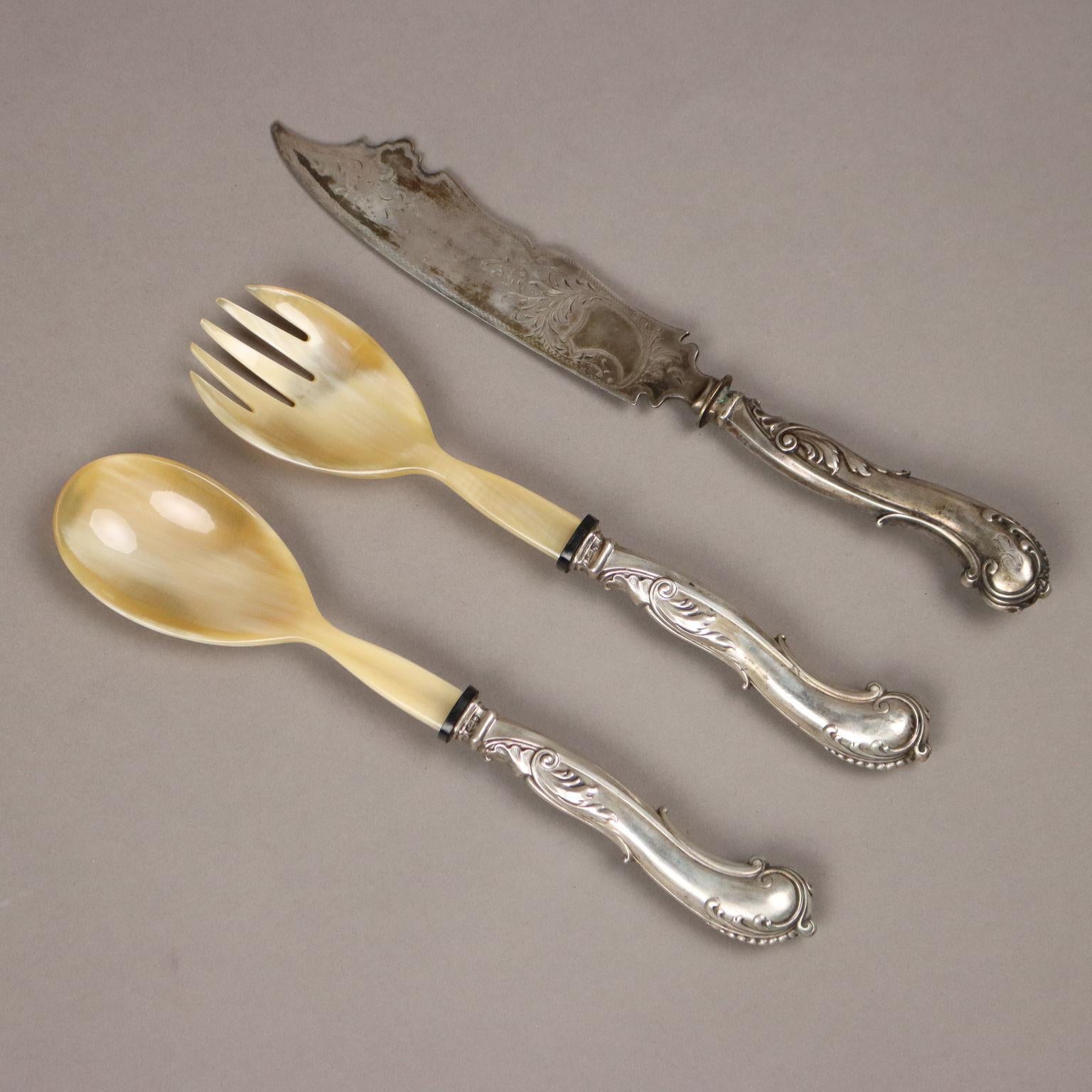 Cofanetto con Servizio di Posate in Argento Germania Primi '900 in vendita 7
