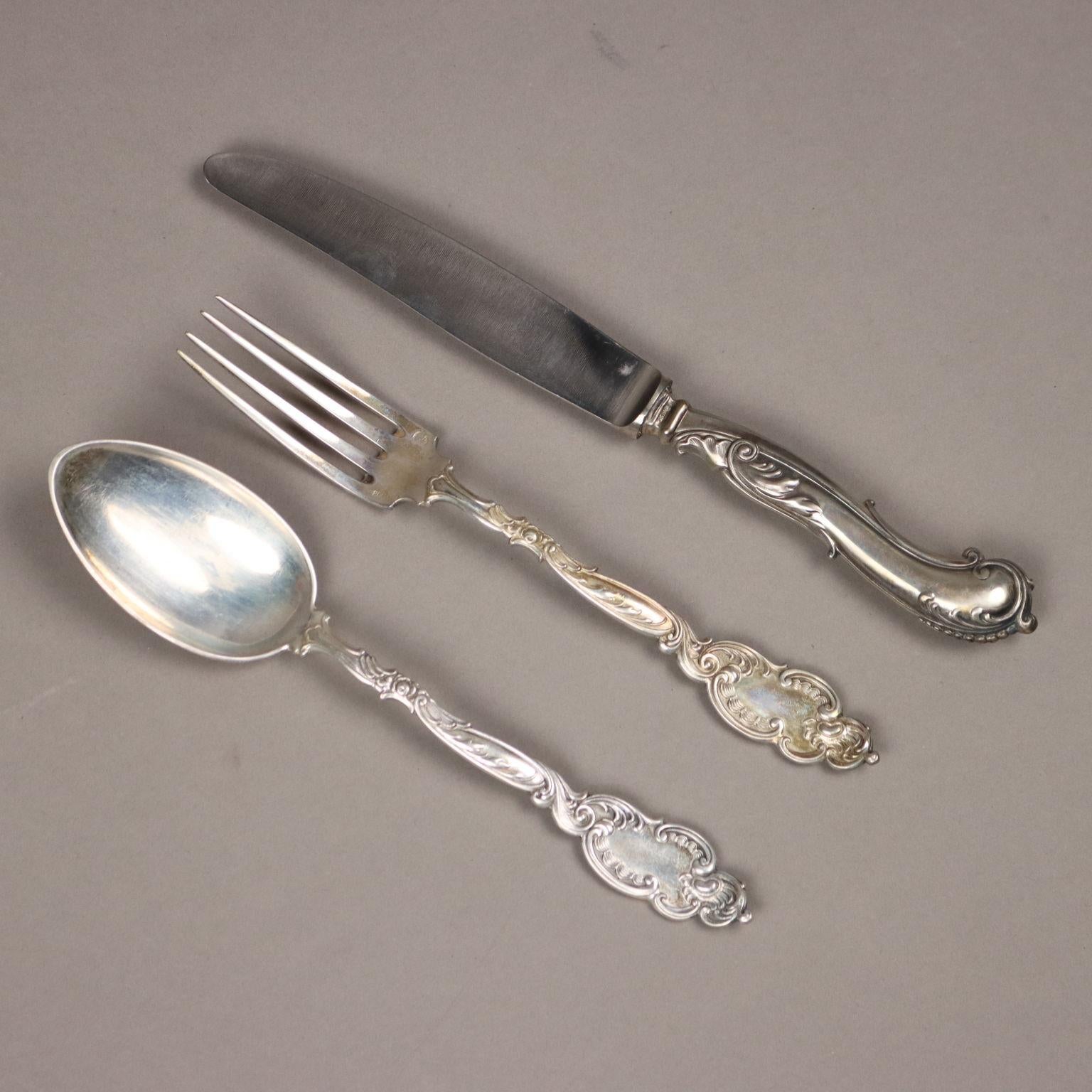 Cofanetto con Servizio di Posate in Argento Germania Primi '900 in vendita 8