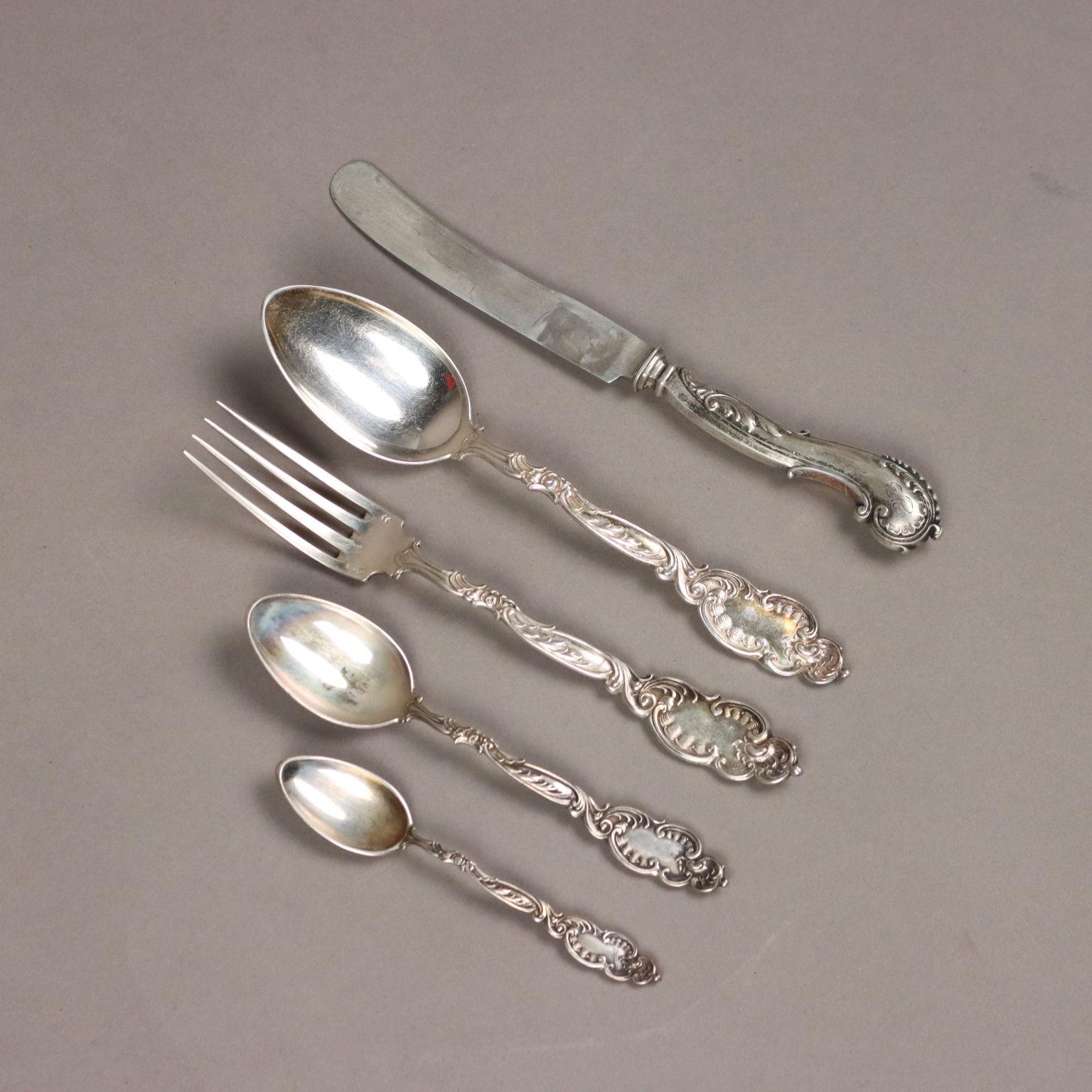 Cofanetto con Servizio di Posate in Argento Germania Primi '900 in vendita 9
