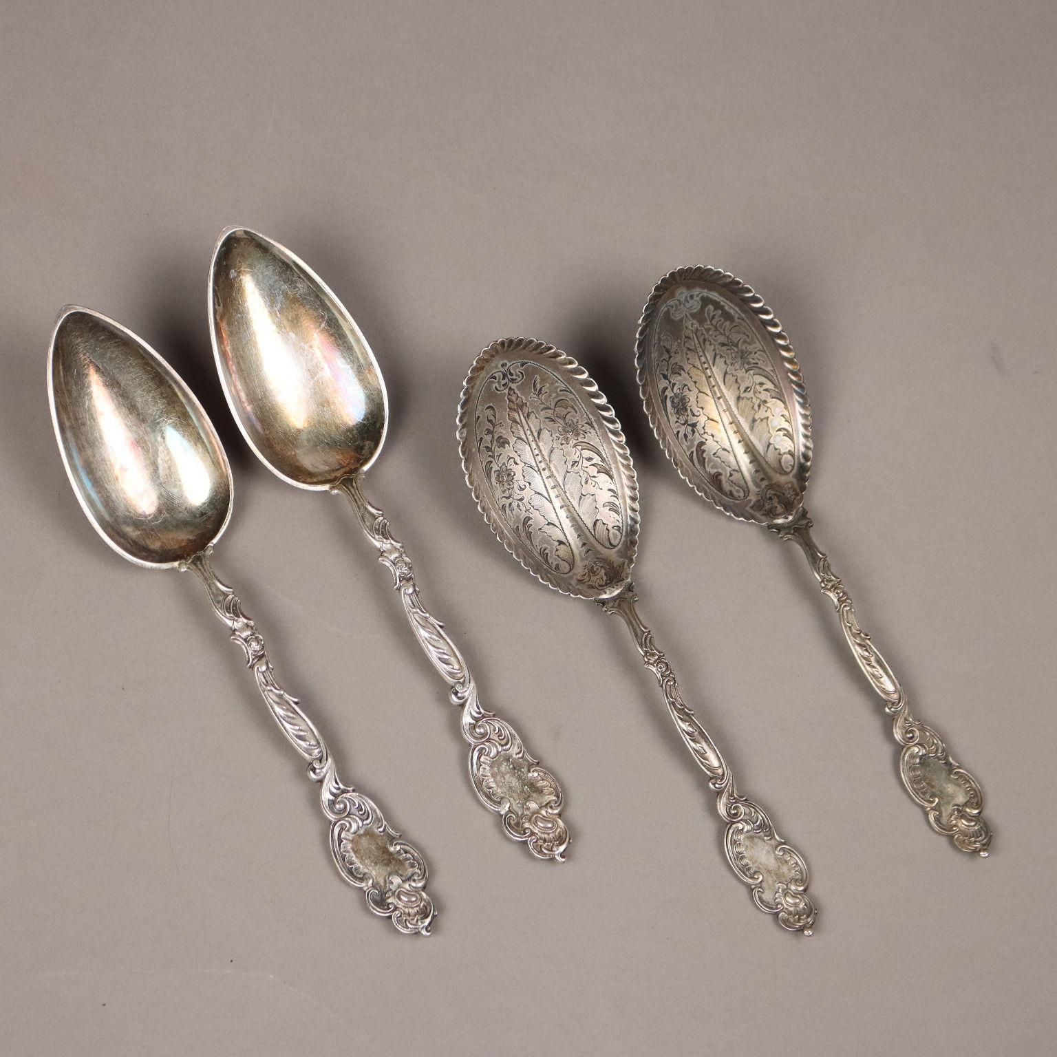 Cofanetto con Servizio di Posate in Argento Germania Primi '900 in vendita 3