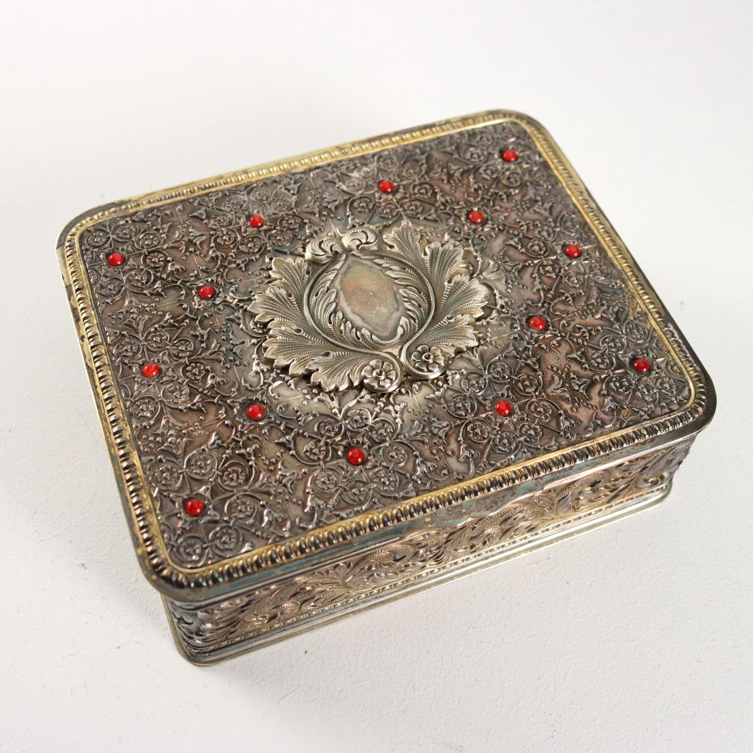 Altro Cofanetto in Argento Alessandro Stefani fu Enea Bologna Italia Ultimo Quarto XX