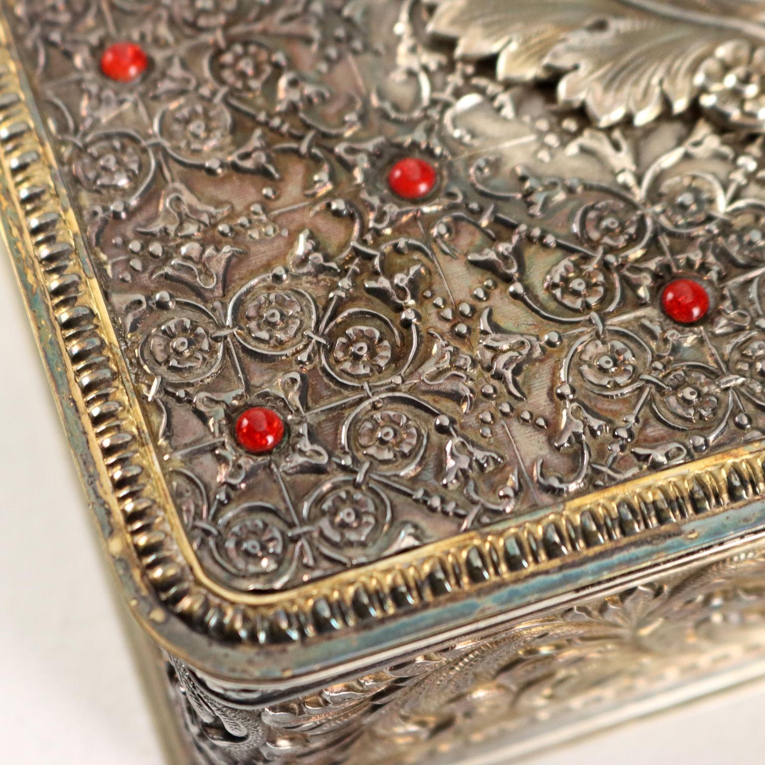 Cofanetto in Argento Alessandro Stefani fu Enea Bologna Italia Ultimo Quarto XX In condizioni buone a Milano, IT