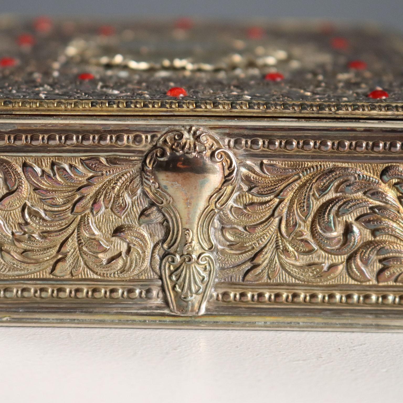 Cofanetto in Argento Alessandro Stefani fu Enea Bologna Italia Ultimo Quarto XX 2