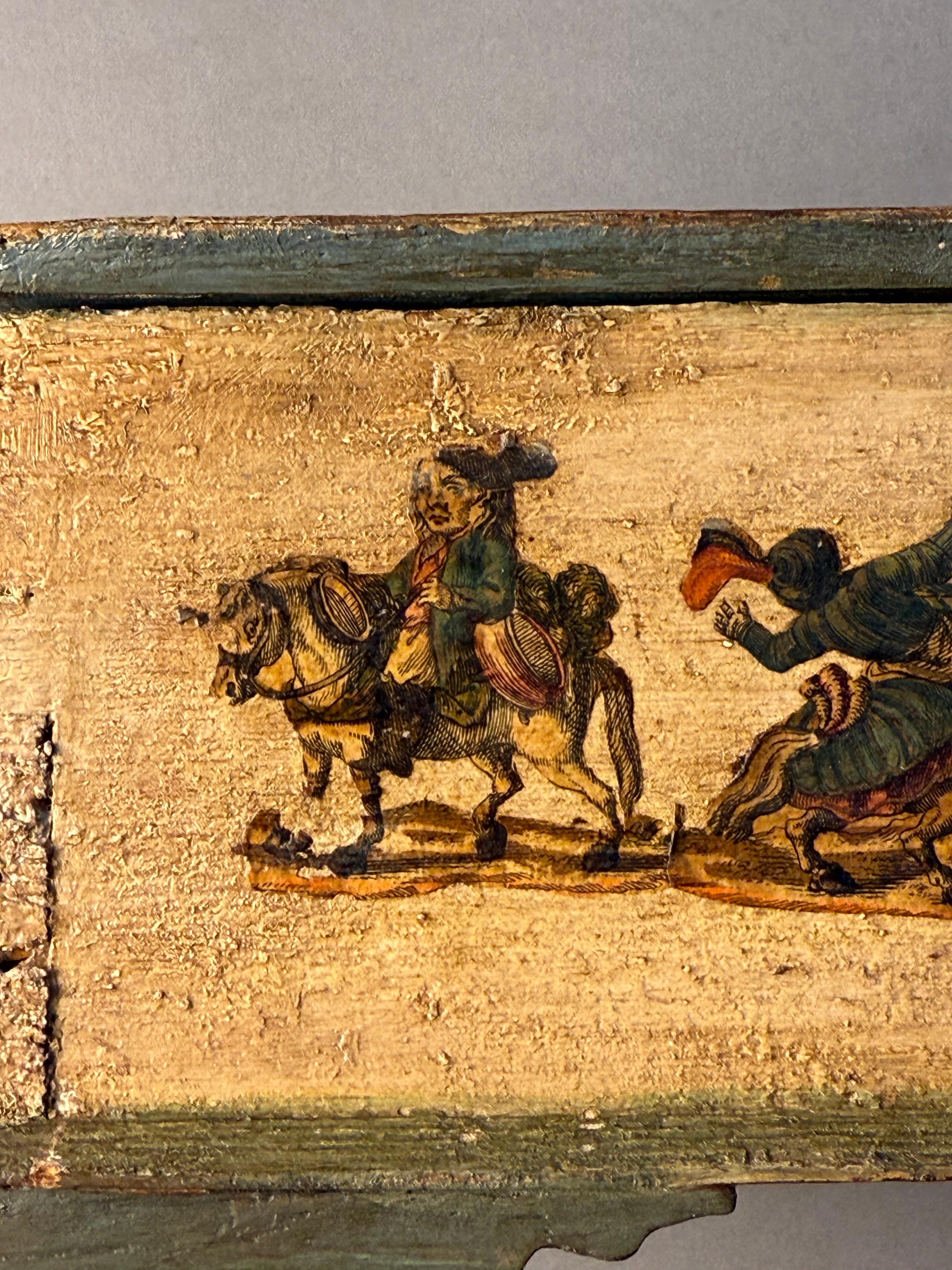 Cofanetto in lacca povera - periodo XVIII secolo en vente 5