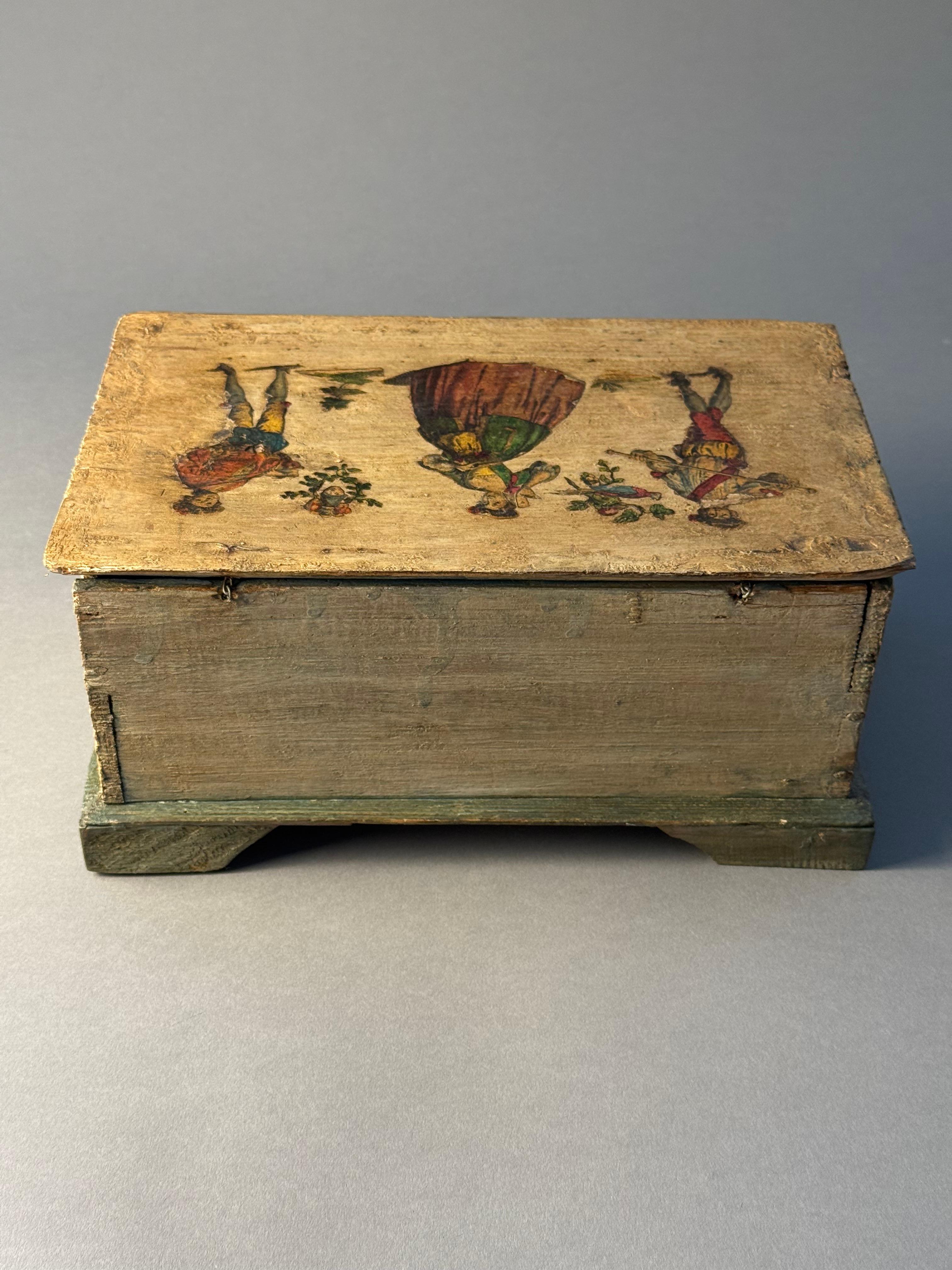 Bois Cofanetto in lacca povera - periodo XVIII secolo en vente