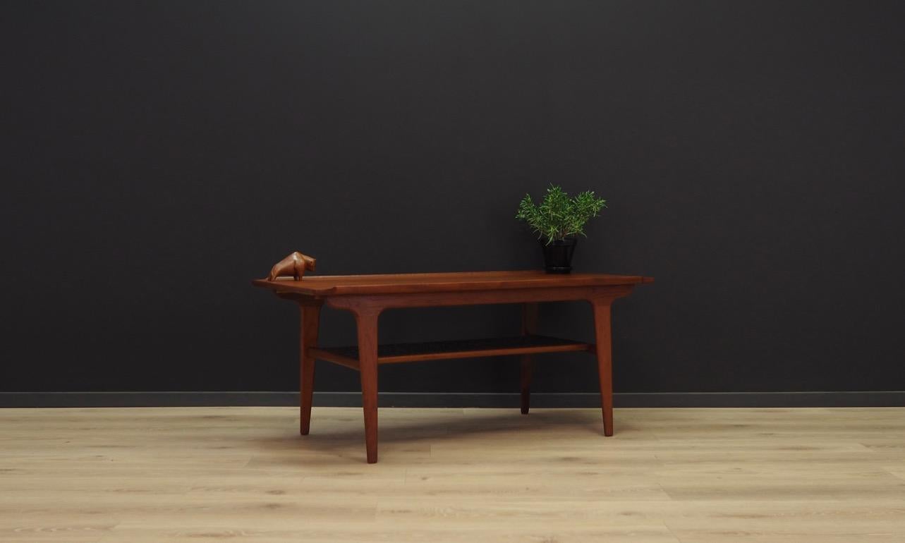 Mid-Century Modern Coffee Table Teak Vintage Danish Design, 1960-1970