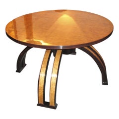 Coffe Table Art Deco in Wood, French 1930 "Free Shipping in Florida" 