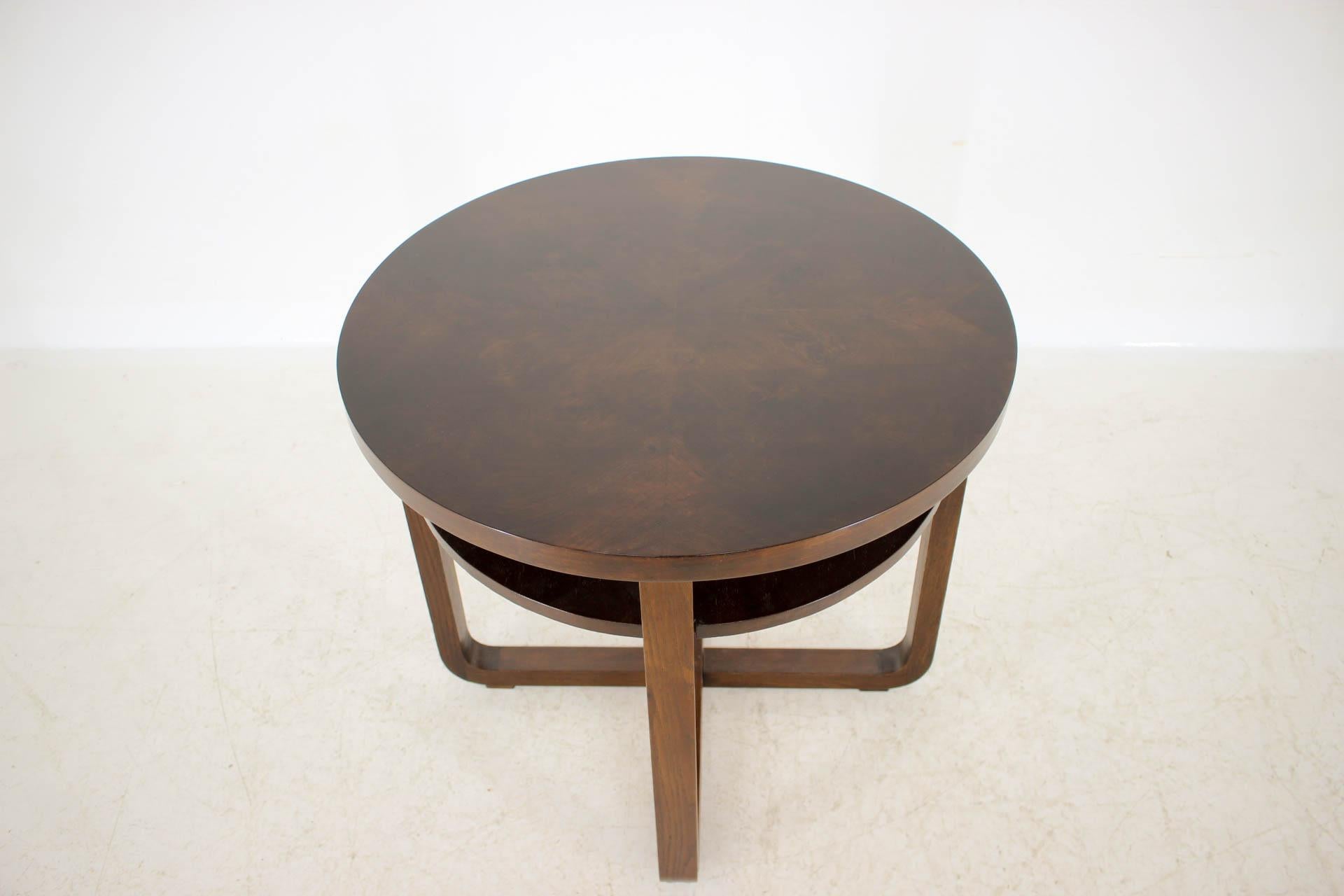 Coffe Table H-169 by Jindrich Halabala, 1930s, Restored 7