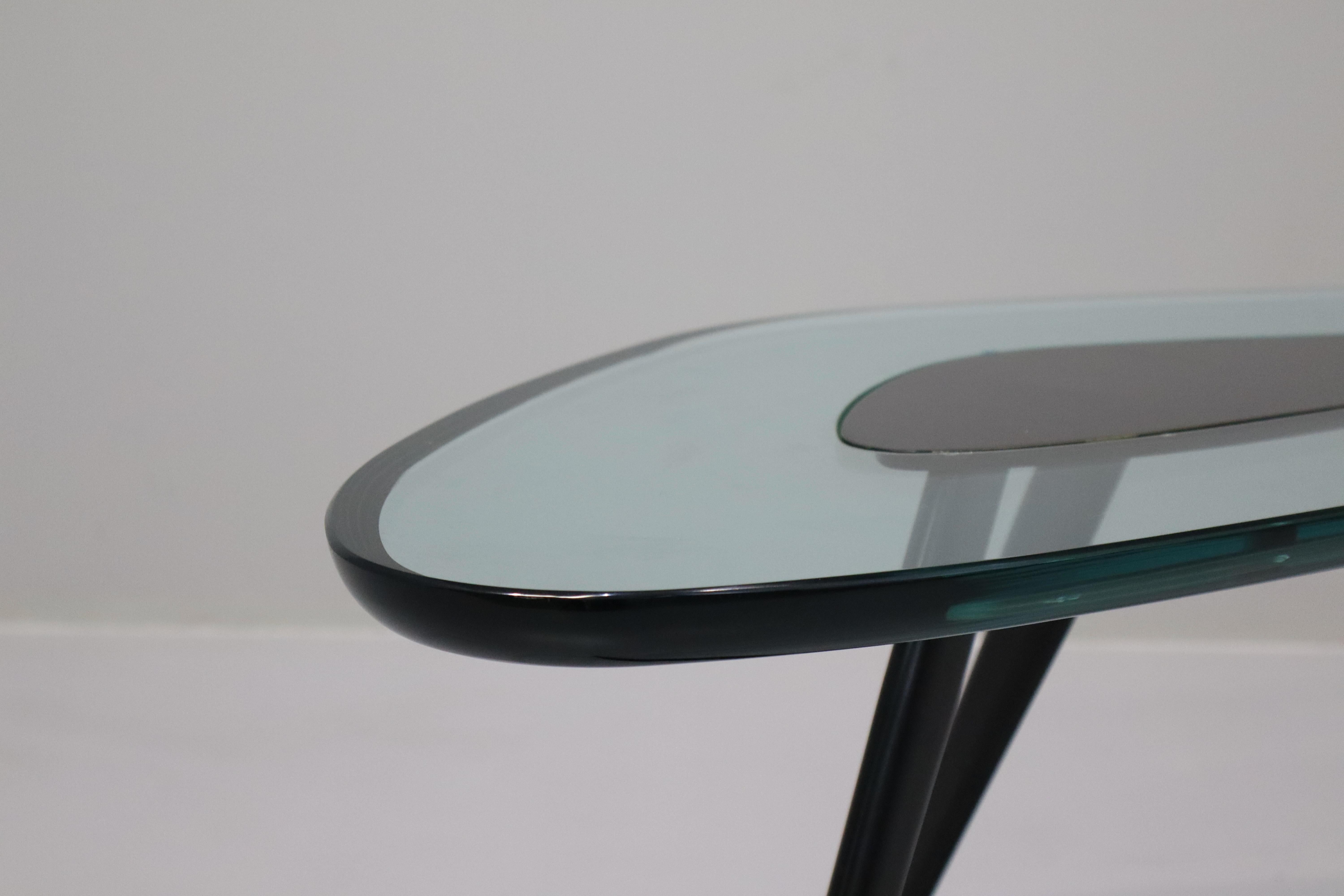 Italian Coffe table design Max ingrand for Fontana Arte For Sale