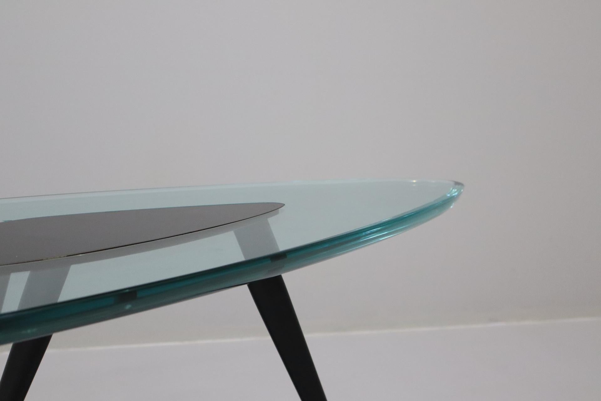 Coffe table design Max ingrand for Fontana Arte In Excellent Condition For Sale In Rovereta, SM