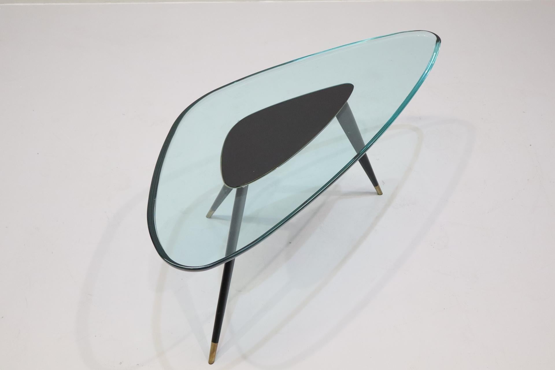 Coffe table design Max ingrand for Fontana Arte For Sale 2