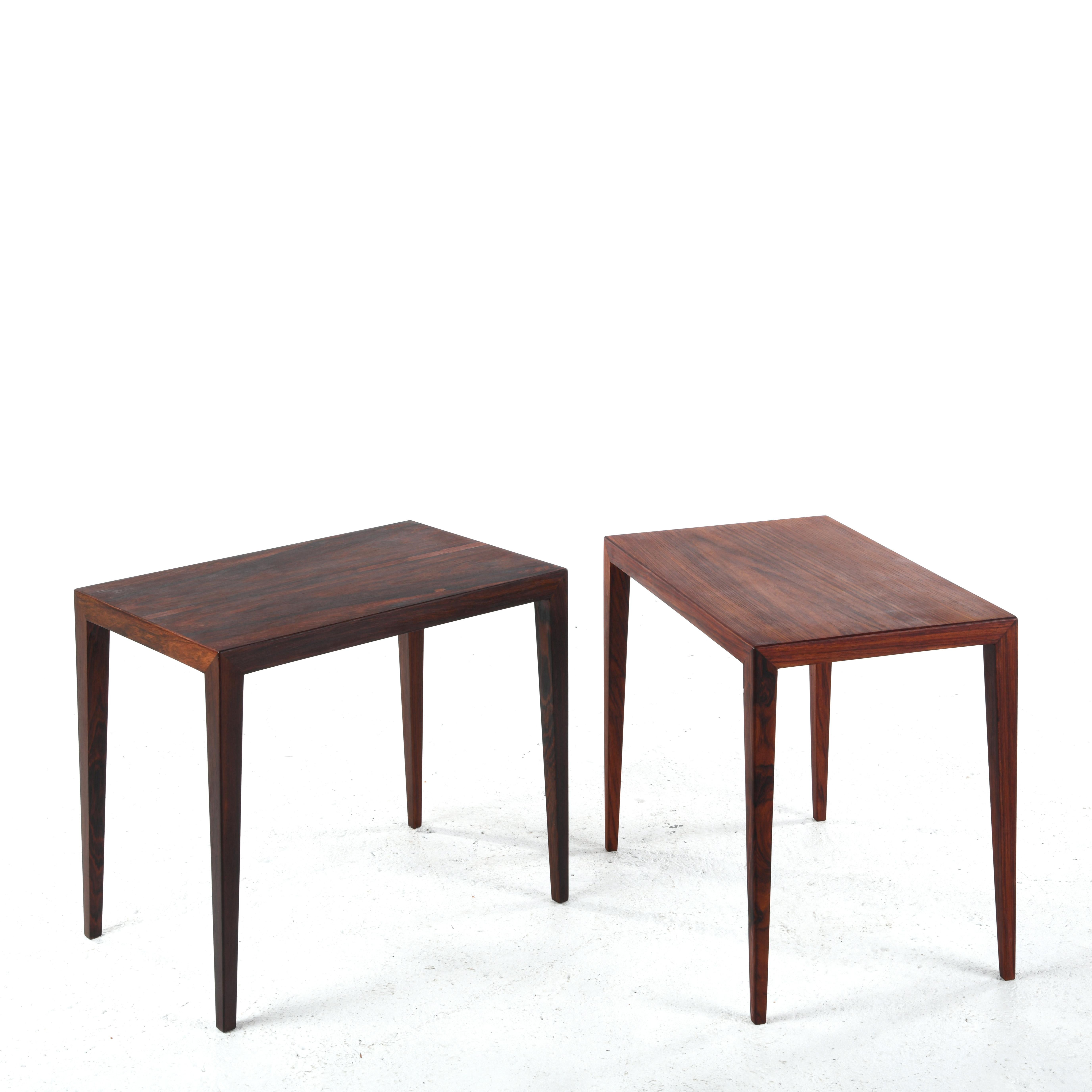Wood Coffe table designed by Severin Hansen in the 60s For Sale