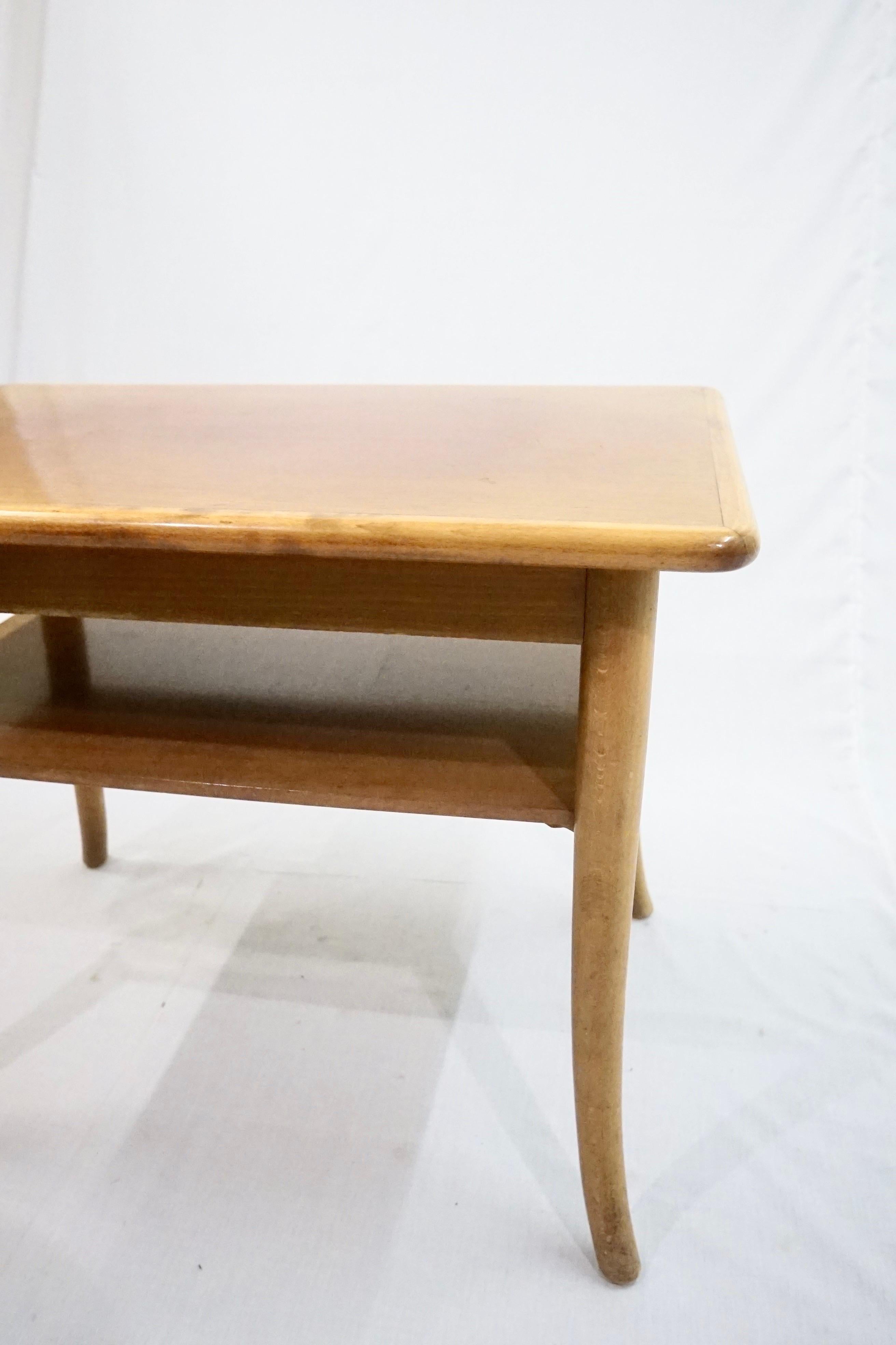 Danish Coffe Table in Beech Wood by Søren Hansen for Fritz Hansen, 1940’s