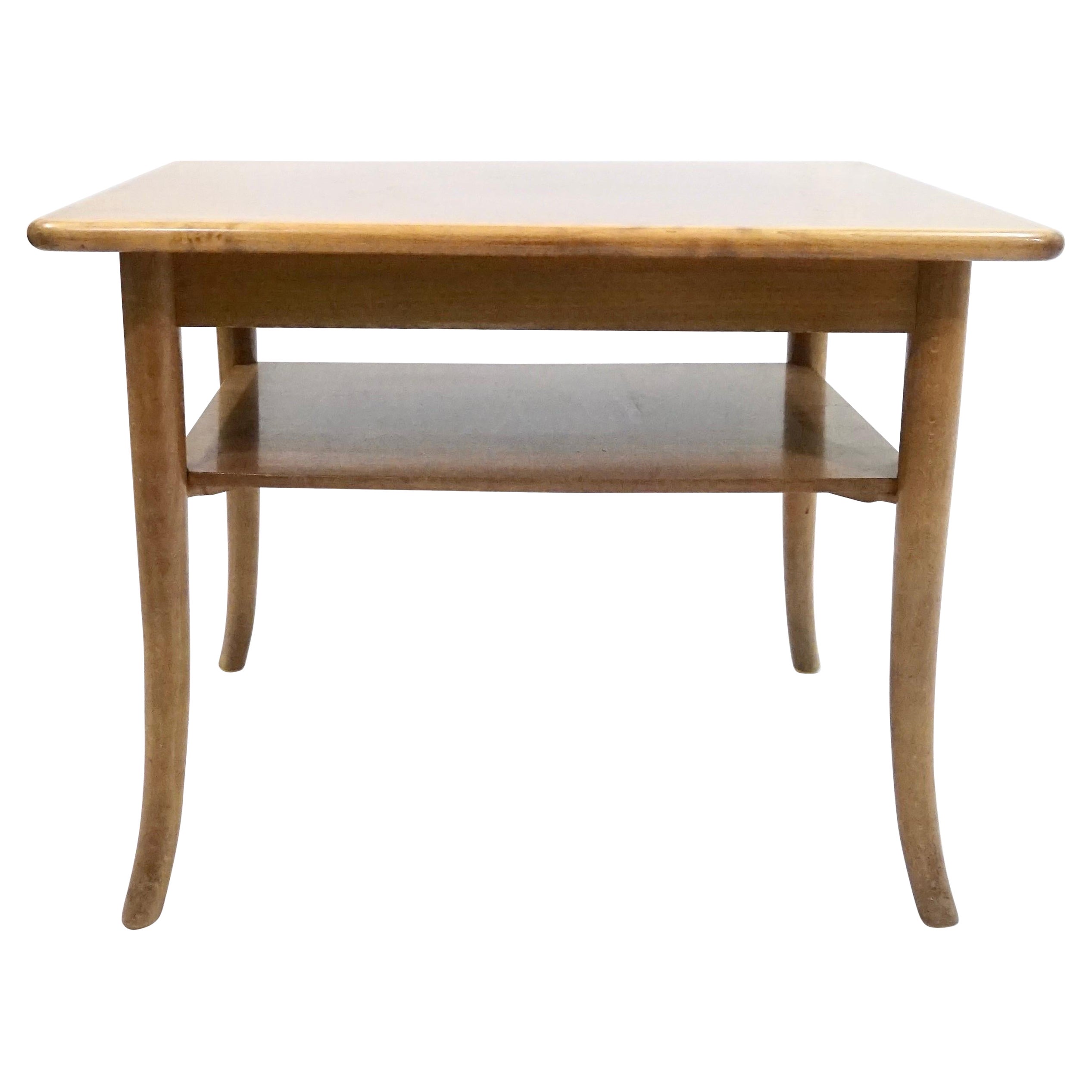 Coffe Table in Beech Wood by Søren Hansen for Fritz Hansen, 1940’s