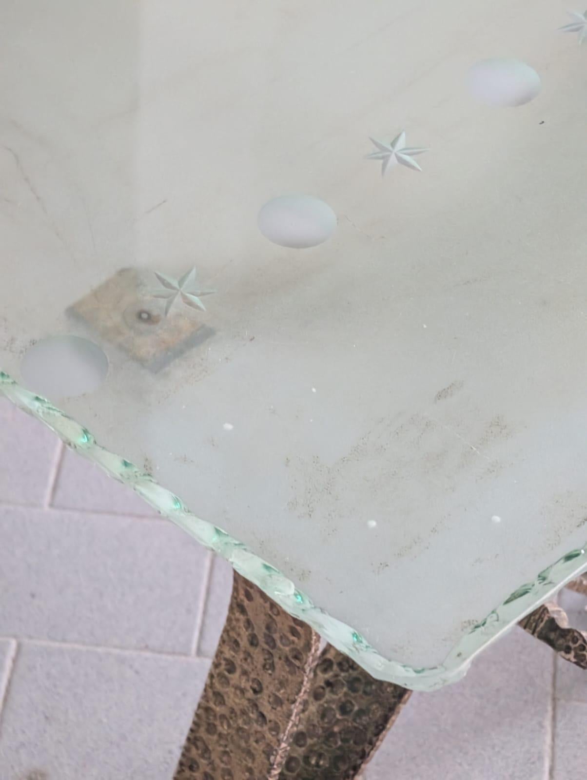 table basse de Pierluigi colli avec plateau fontana arte Bon état - En vente à Medesano, Parma